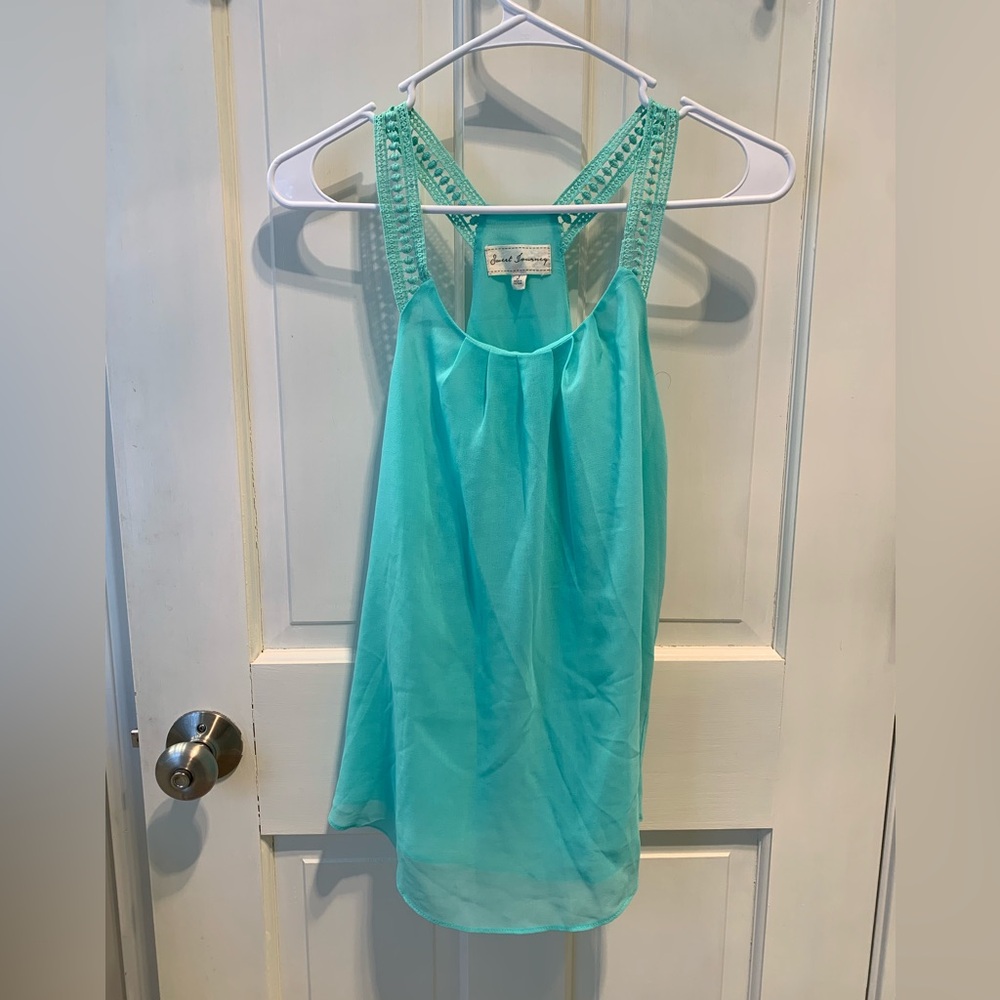 Teal tank top